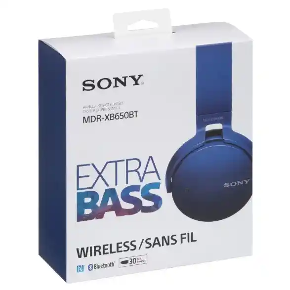 Diadema Sony Bluetooth 650bt Azul