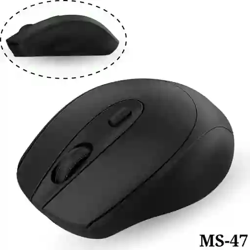 Mouse Inalambrico 2 En 1 Bluetooth Y Receptor Recargable Ms-47