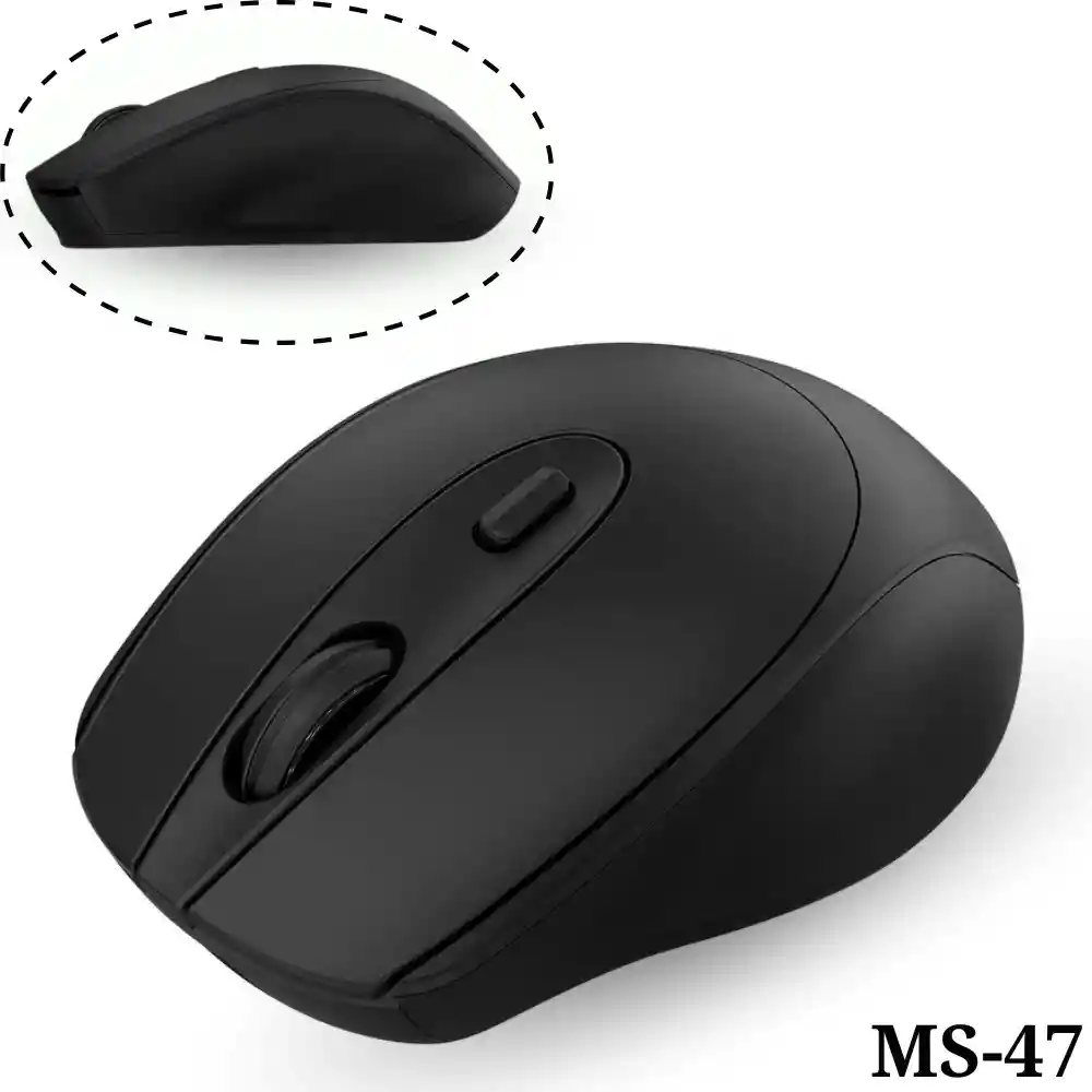 Mouse Inalambrico 2 En 1 Bluetooth Y Receptor Recargable Ms-47