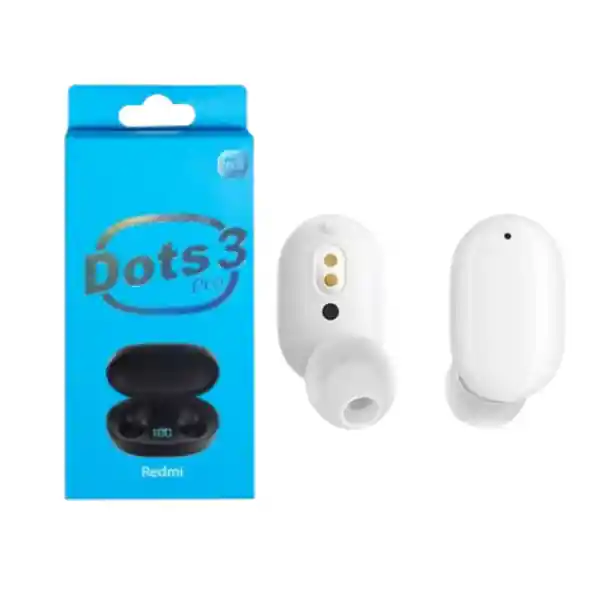 Audífonos Bluetooth Xiaomi Blancos Dots 3 1.1 Con Comodidad Todo El Día