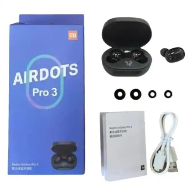 Audífonos Bluetooth Xiaomi Negros Dots 3 1.1 Con Estilo Compacto