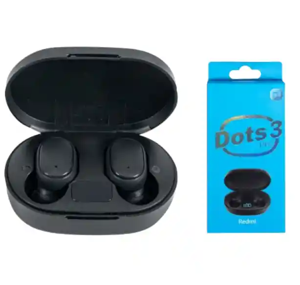 Audífonos Bluetooth Xiaomi Negros Dots 3 1.1 Con Estilo Compacto