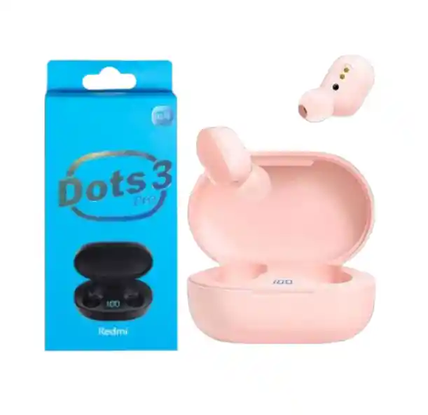 Audífonos Xiaomi Dots Rosado 3 1.1 Con Conexión Rápida Y Estable