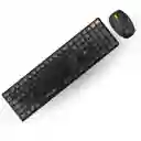 Combo Teclado Y Mouse Mikuso Ergonomico Inalambrico 2 En 1 Bluetooth Y Receptor Kb-c023