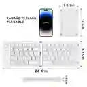 Teclado Bluetooth Inalambrico Plegable Recargable