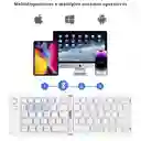 Teclado Bluetooth Inalambrico Plegable Recargable