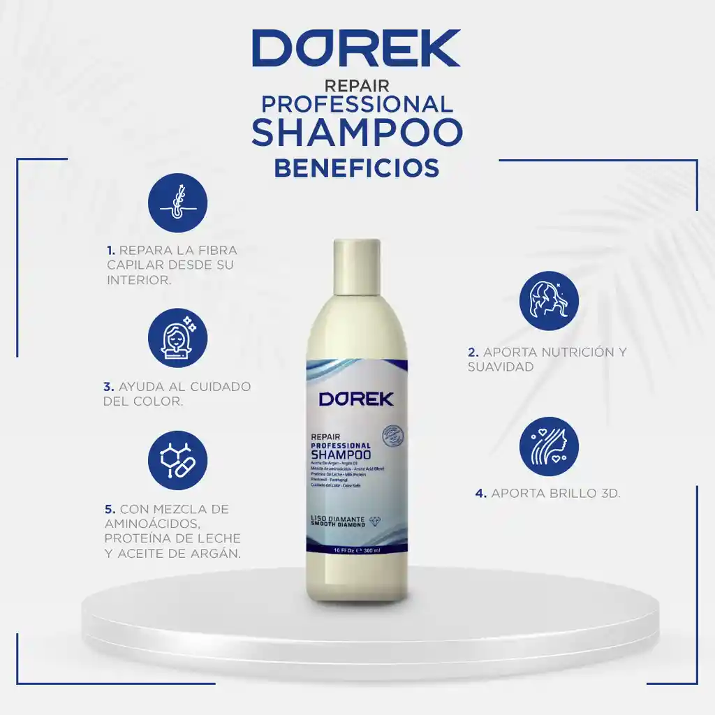 Dorek Repair - Professional Shampoo Liso Diamante 300ml