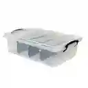 Caja 4 Divisiones 57x38x16cm Translucido 25 Lt Plastica