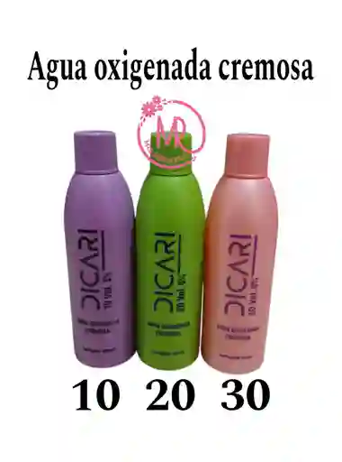 Agua Oxigenada Cremosa De 30 Volúmenes.