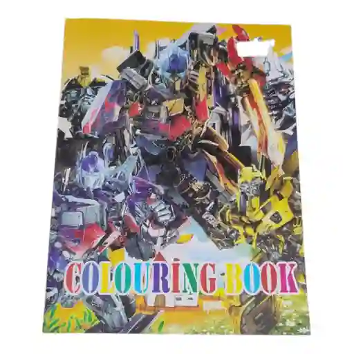 Libro Para Colorear De Transformers Con Stikers