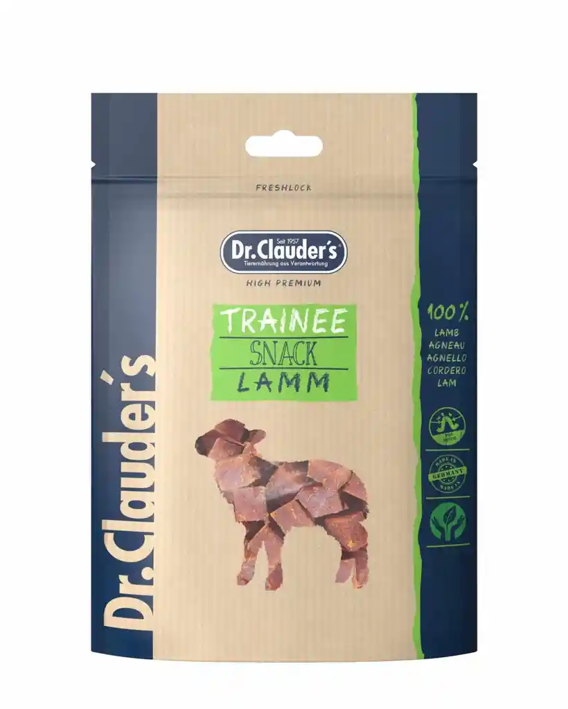 Snack Dr Clauders Entrenamiento Sabor A Cordero Para Perro 80g