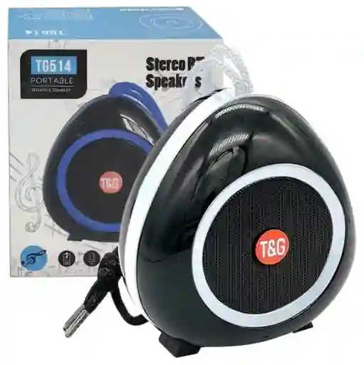 Parlante Tg514 Bluetooth Y Radio Gris