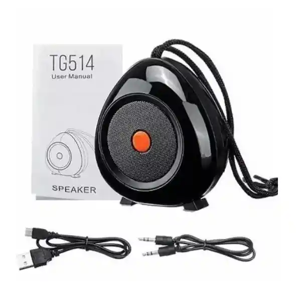Parlante Tg514 Bluetooth Y Radio Negro