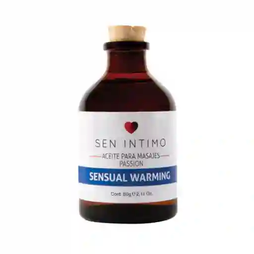 Aceite De Masajes Sensual Warming Passion 60 Ml Sen Intimo