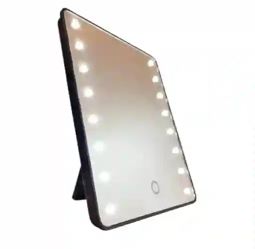 Espejo Tocador Con Luz Led Cuadrado Xr-1609-16 Ideal Para Maquillaje