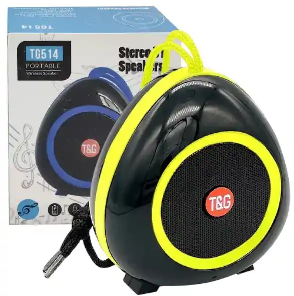Parlante Tg514 Bluetooth Portatil Amarillo