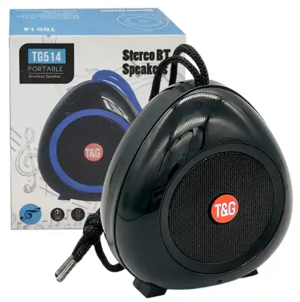 Parlante Tg514 Bluetooth Portatil Negro
