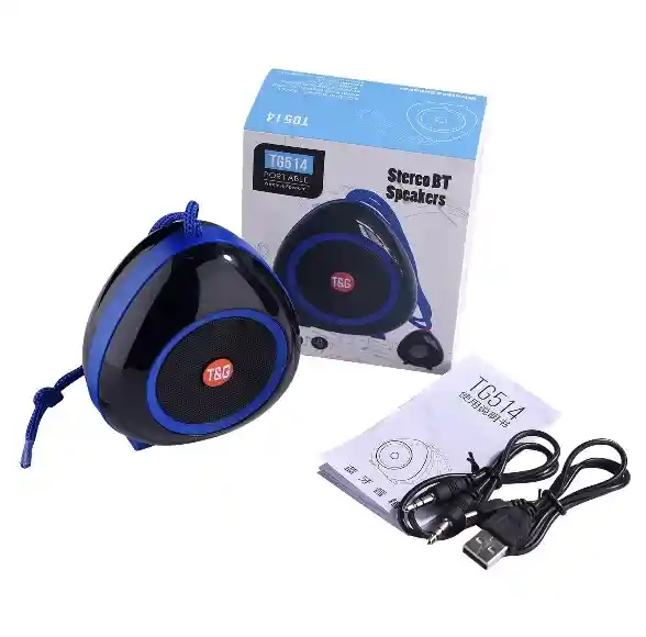 Parlante Tg514 Bluetooth Portatil Azul
