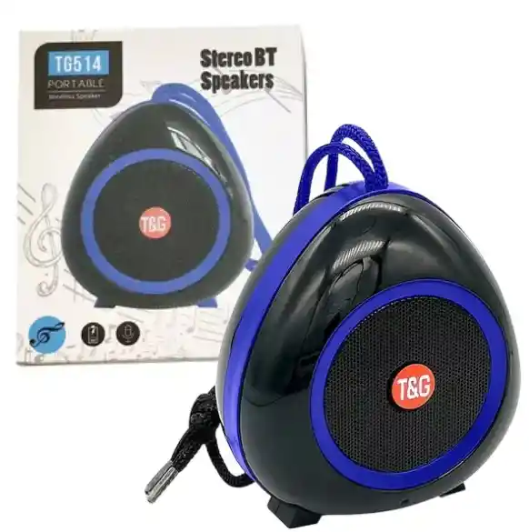 Parlante Tg514 Bluetooth Portatil Azul