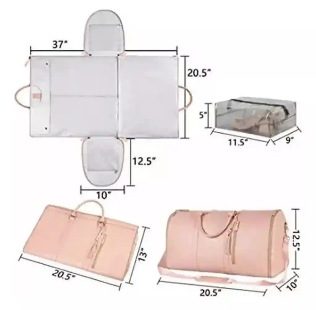 Bolso De Viaje Convertible 2 En 1 Para Colgar