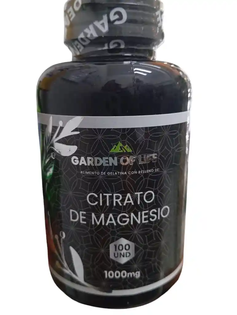 Citrato De Magnesio 1000 Mg X 100 Und Garden Of Life