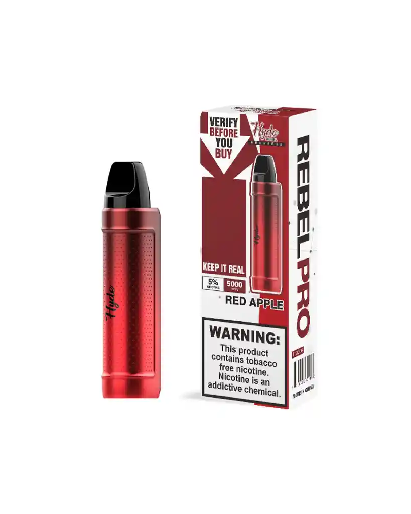 Vaporizador Hyde Rebel Pro | 5000 Puffs | Manzana 5%