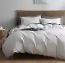 Duvet Boho Style Queen Blanco