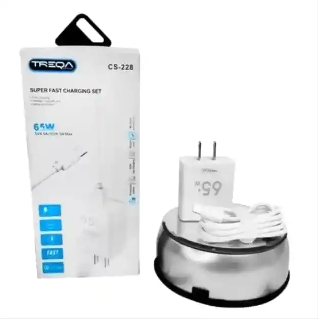 Cargador Usb 65w Cs-228 Ideal Para Casa Y Oficina