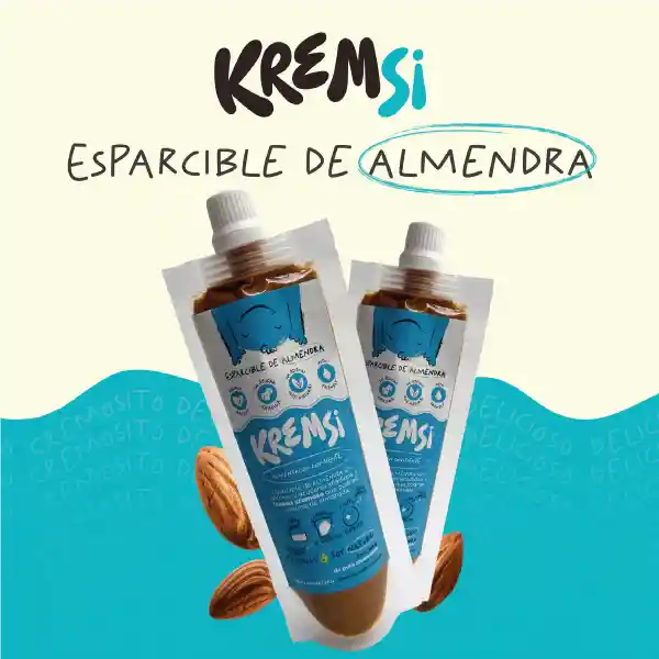 Esparcible De Almendra 100 Gr Doypack - Kremsi