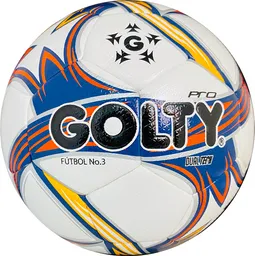 Balón De Fútbol #3 Golty Pro Dualtech/ Amarillo