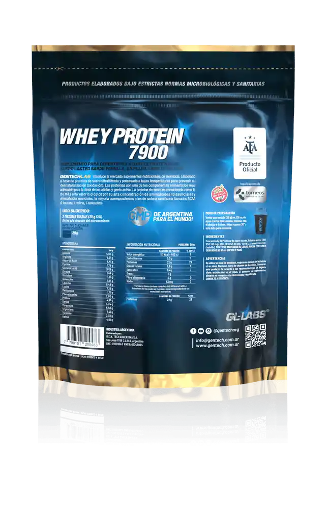 Proteina / Whey Protein 7900 - Vainilla / 500g