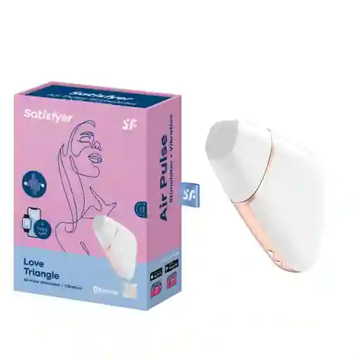 Succionador Love Triangle Blanco Satisfyer