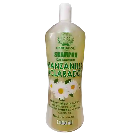 Shampoo Manzanilla Aclarador 1000ml Herbacol