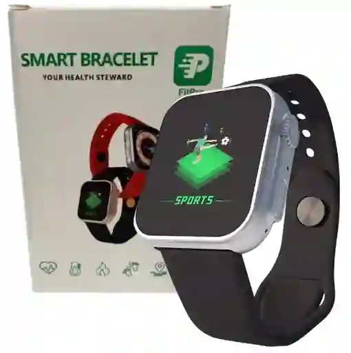 Banda Deportiva Smarband D20 Ultra Plateado