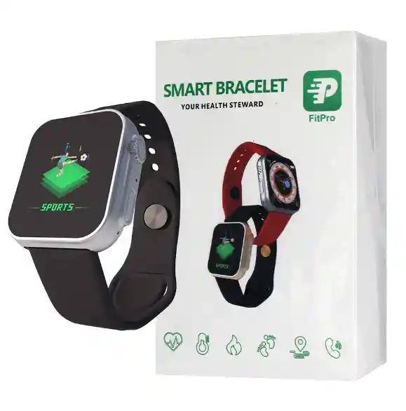 Banda Deportiva Smarband D20 Ultra Plateado