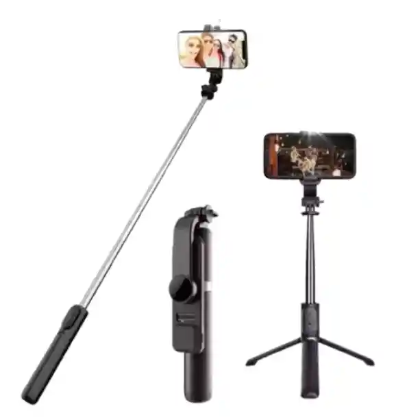 Selfie-04: Trípode Con Lámpara Led Y Control Bluetooth Para Selfies Perfectos