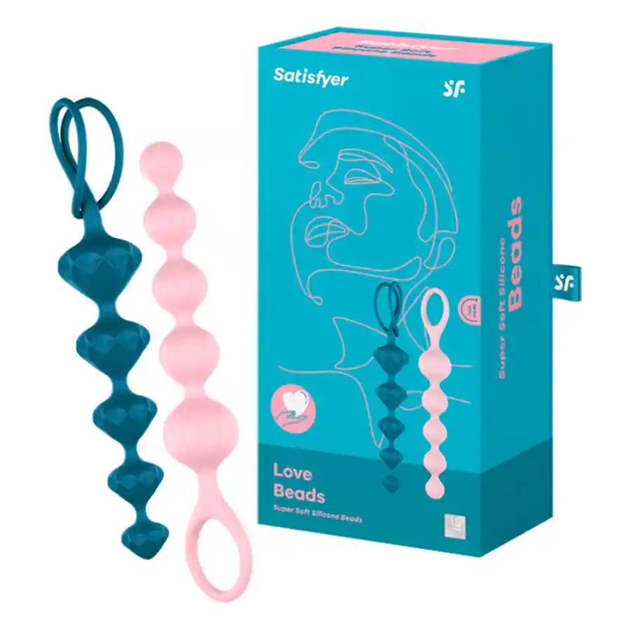 Bolas Anales Love Beads Azules Satisfyer