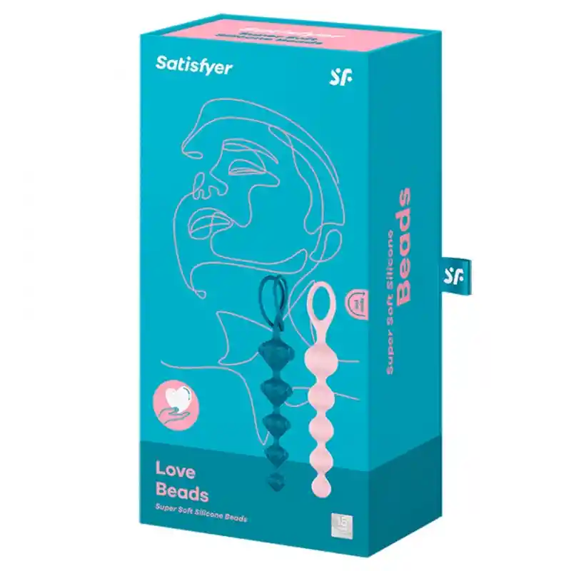 Bolas Anales Love Beads Azules Satisfyer