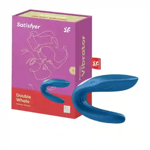 Vibrador Double Whale Azul Satisfyer