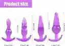 Kit Anal, Plug Anal X 4 Unidades, Kit Iniciación Anal