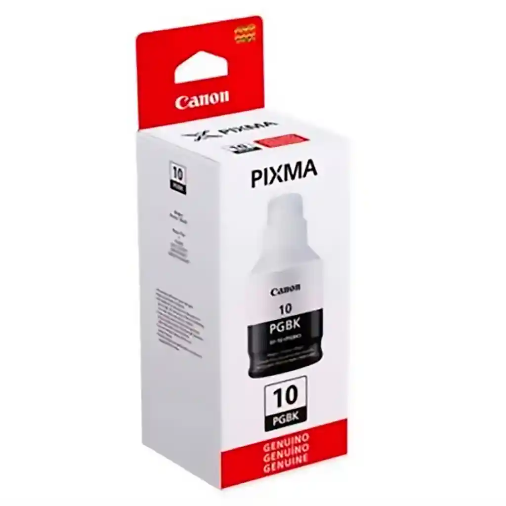 Canon Tinta Gi10 Negro Para Impresoras G5010 G6010 G7010 Gm2010 Gm4010