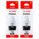 Canon Tinta Gi10 Negro Para Impresoras G5010 G6010 G7010 Gm2010 Gm4010 X2