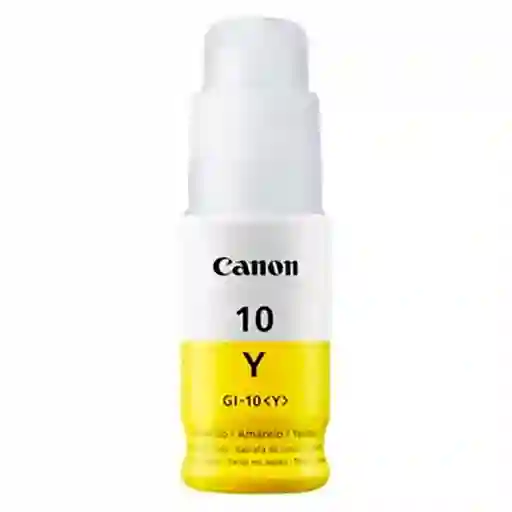 Canon Tinta Gi10 Yellow Para Impresoras G5010 G6010 G7010 Gm2010 Gm4010