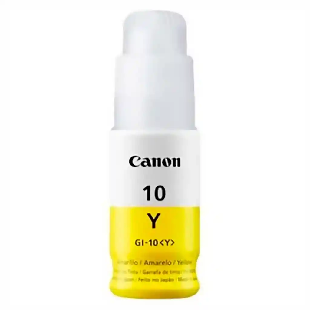 Canon Tinta Gi10 Yellow Para Impresoras G5010 G6010 G7010 Gm2010 Gm4010