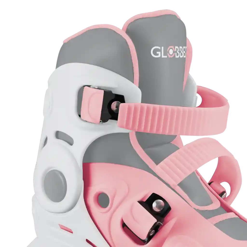 Patines En Linea 2 En 1 Rosado Ajustables Globber Para Niñas