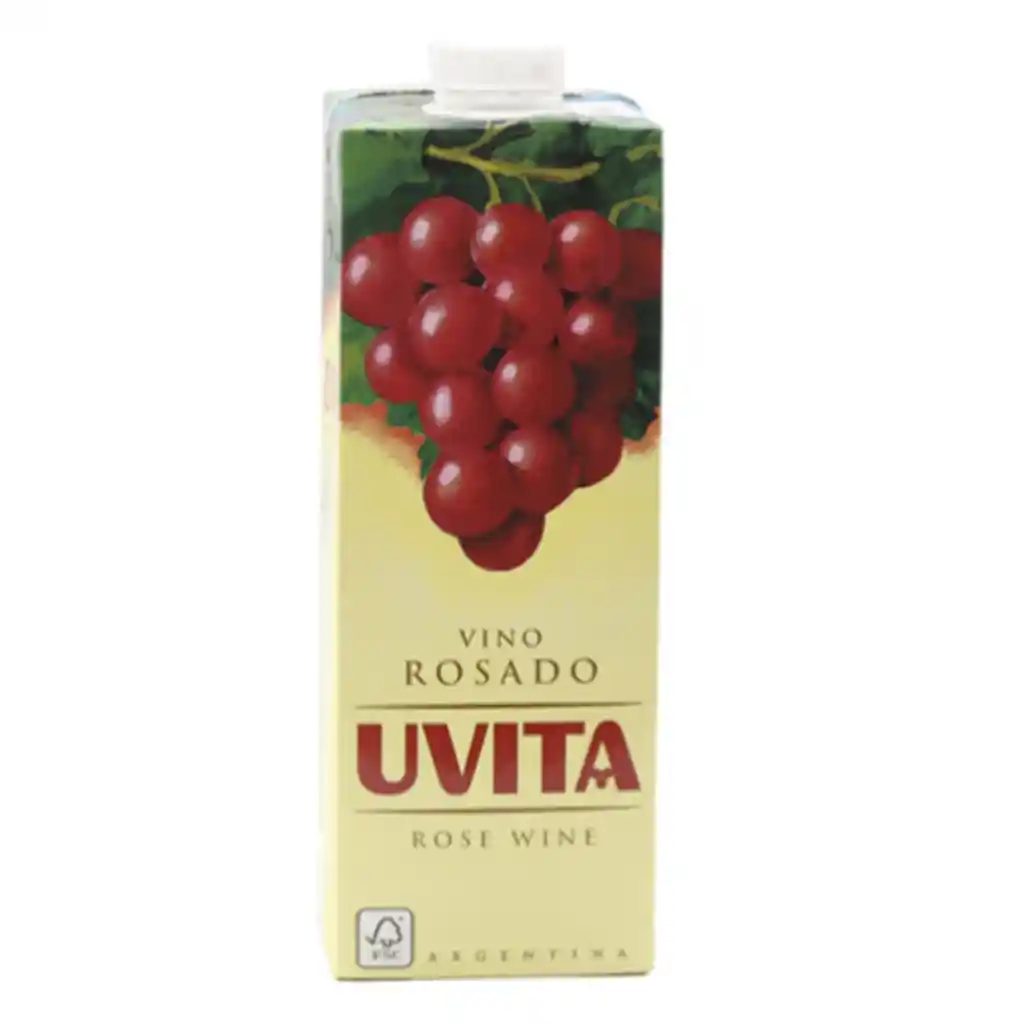 Uvita Vino Rosado Rose Wine Argentina Tetrapack 1l (1000 Ml)