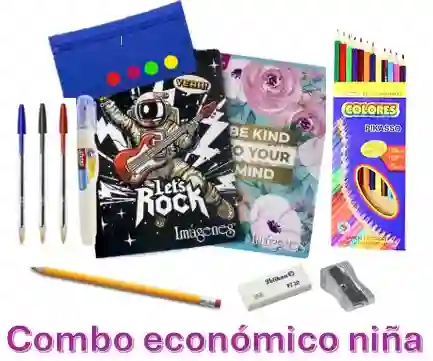 Combo Escolar Económico Niña