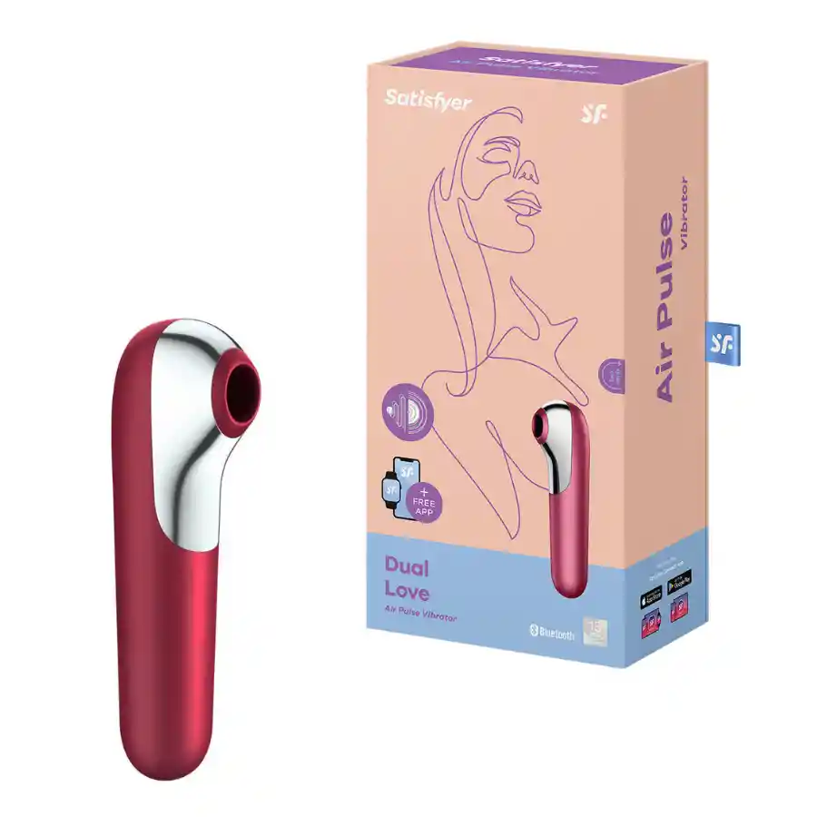 Succionador Y Vibrador Love Rojo Satisfyer