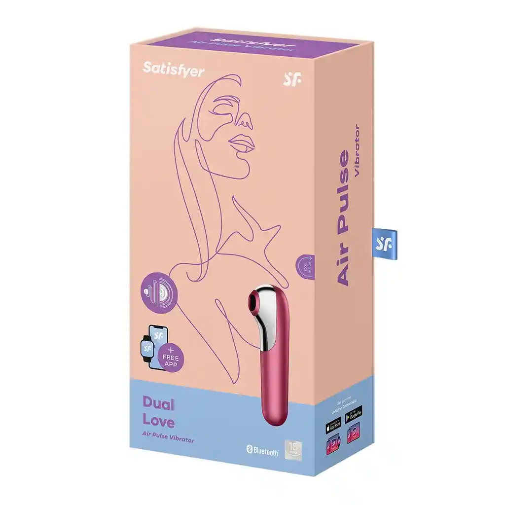 Succionador Y Vibrador Love Rojo Satisfyer