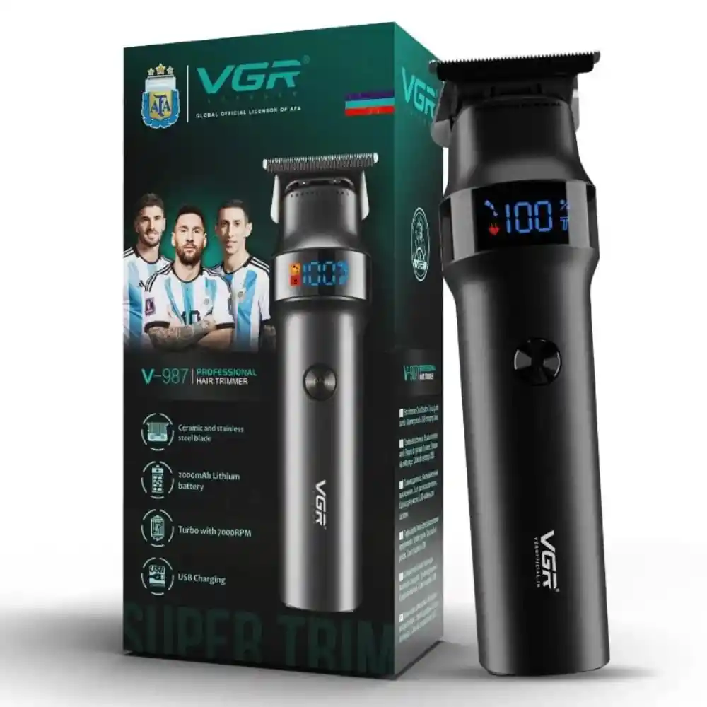 Máquina Patillera Rasuradora Vgr V-987 Turbo Original
